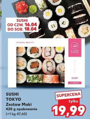 Sushi Tokyo zestaw Maki promocja w Kaufland