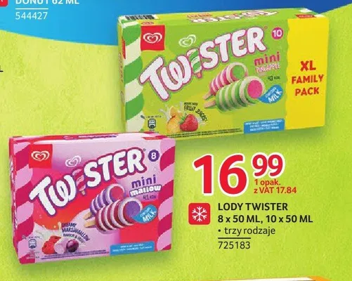 Lody Twister promocja w Selgros