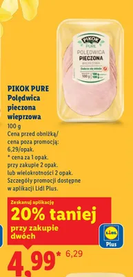 Polędwica pieczona wieprzowa Olewnik promocja w Lidl