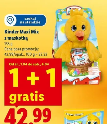 Słodycze Maxi Mix z maskotką promocja w Lidl