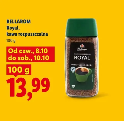 Kawa rozpuszczalna Royal Bellarom promocja w Lidl