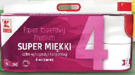Papier toaletowy K-Classic Super Miękki 4-warstwowy promocja w Kaufland