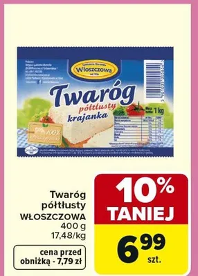 Twaróg tłusty promocja w Carrefour Market