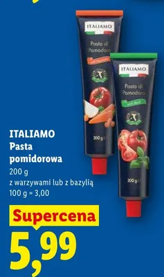 Pasta pomidorowa promocja w Lidl