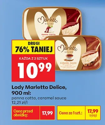 Lody Panna Cotta promocja w Biedronka