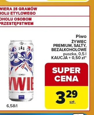 Piwo Żywiec Salty promocja w Carrefour Express