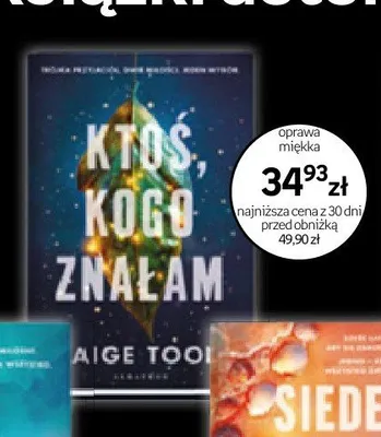 Książka Ktoś, kogo znałam Paige Toon promocja w Empik