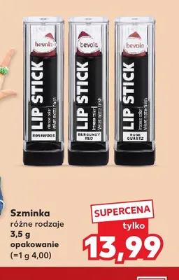 Szminka Bevola Burgundy Red promocja w Kaufland