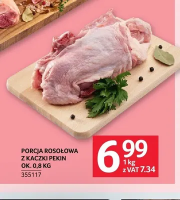 Porcja rosołowa z kaczki Pekin ok. 0,8kg promocja w Selgros