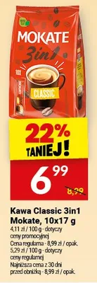 Kawa Classic 3in1 rozpuszczalna promocja w Twój Market