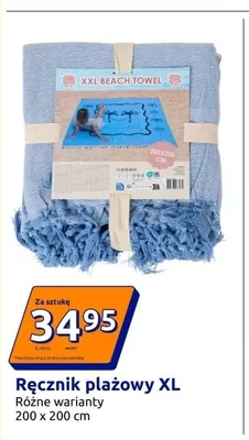 Ręcznik plażowy XL 200x200 cm promocja w Action