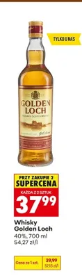 Whisky Golden Loch 40% promocja w Biedronka