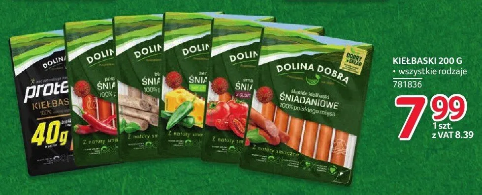Kiełbaski śniadaniowe śląskie Dolina Dobra promocja w Selgros