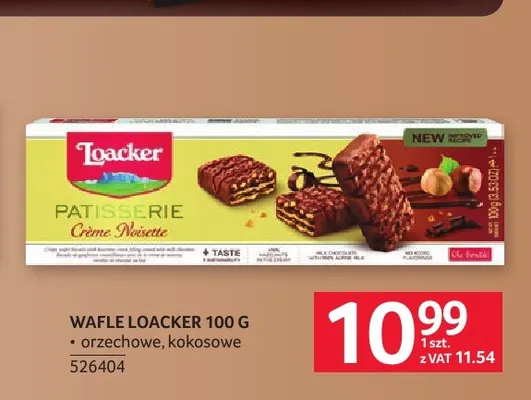 Wafle Loacker kokosowe promocja w Selgros