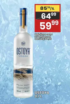Wódka Ostoya promocja w Wafelek