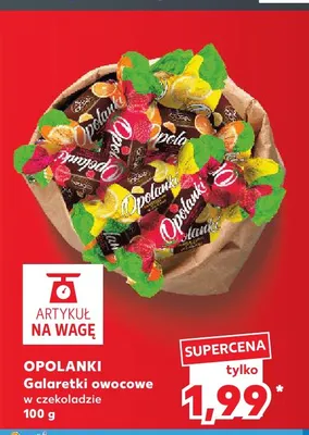 Galaretki owocowe w czekoladzie Opolanki promocja w Kaufland