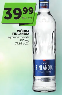 Wódka Finlandia wybrane rodzaje promocja w Euro Sklep