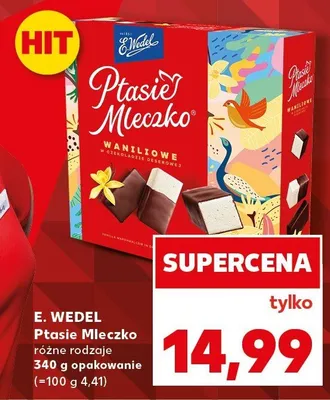 Pianki Ptasie Mleczko waniliowe E. Wedel promocja w Kaufland