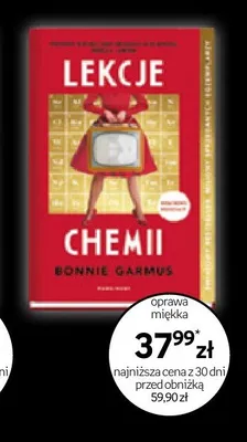 Książka Lekcje chemii Bonnie Garmus oprawa miękka promocja w Empik