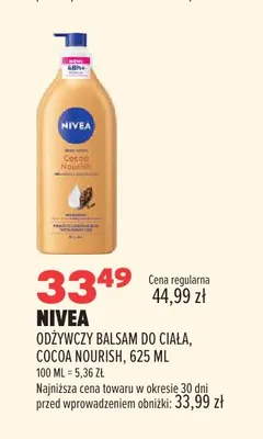 Odżywczy balsam do ciała Nivea Cocoa Nourish promocja w Drogerie Natura