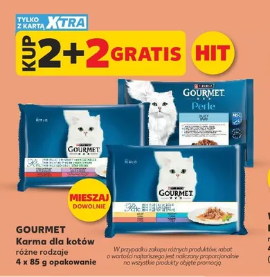 Karma dla kotów Gourmet 4-pak promocja w Kaufland