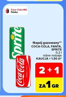 Napój gazowany Coca-Cola promocja w Carrefour