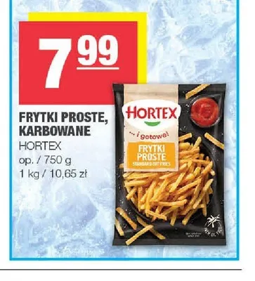 Frytki karbowane Hortex promocja w SPAR