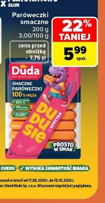 Paróweczki smaczne Duda Dudusie promocja w Carrefour