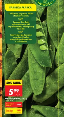 Fasolka płaska promocja w Biedronka