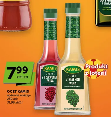 Ocet z czerwonego wina Kamis promocja w Euro Sklep