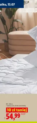Kołdra Hydrocool Livarno Home 160x200 cm promocja w Lidl
