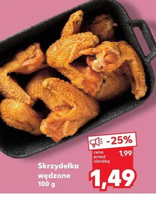 Skrzydełka wędzone promocja w Kaufland