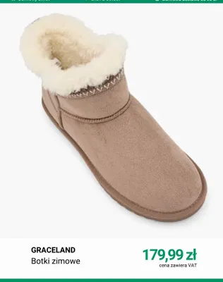 Botki zimowe Graceland promocja w Deichmann