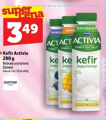 Kefir Activia mango promocja w TOPAZ
