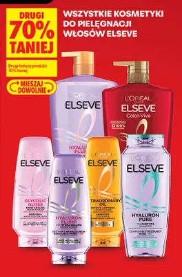 Szampon do włosów Elseve Hyaluron Pure promocja w Biedronka