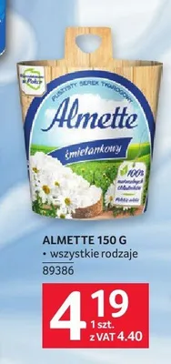 Serek twarogowy Almette śmietankowy promocja w Selgros