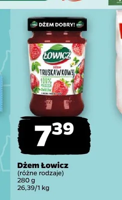 Dżem truskawkowy Łowicz promocja w Netto