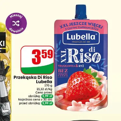 Przekąska Di Riso Lubella promocja w Dino
