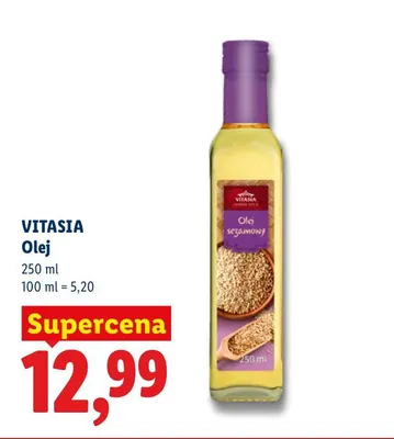 Olej sezamowy Vitasia promocja w Lidl