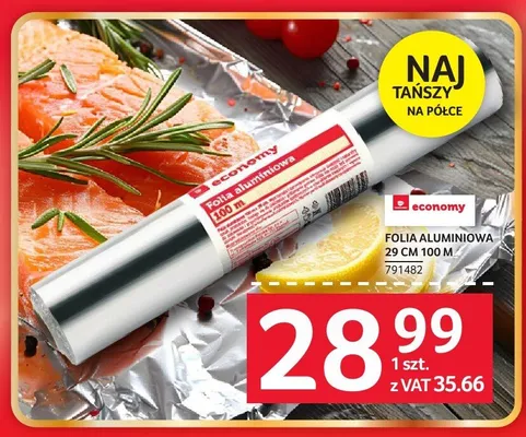 Folia aluminiowa Economy 29cm 100m promocja w Selgros