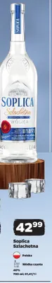 Wódka czysta Soplica Szlachetna 40% promocja w Netto