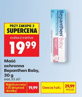 Maść ochronna Bepanthen Baby promocja w Biedronka