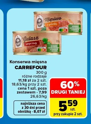 Mięsiwo z golonką Carrefour promocja w Carrefour Market