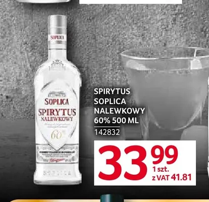 Spirytus Soplica nalewkowy 60% promocja w Selgros