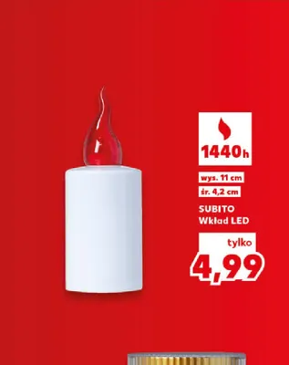 Wkład LED Subito promocja w Kaufland