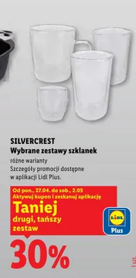 Wybrane zestawy szklanek promocja w Lidl