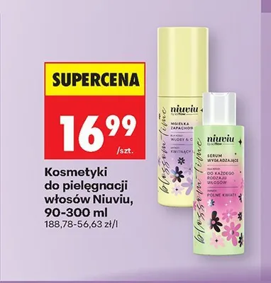 Mgiełka zapachowa do włosów Niuqi promocja w Biedronka