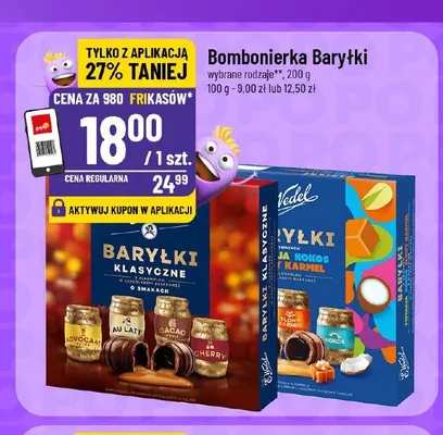 Bombonierka Baryłki o smakach Wedel promocja w POLOmarket
