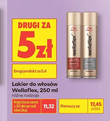 Lakier do włosów Wellaflex promocja w Biedronka