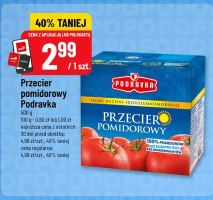 Przecier pomidorowy Podravka promocja w POLOmarket